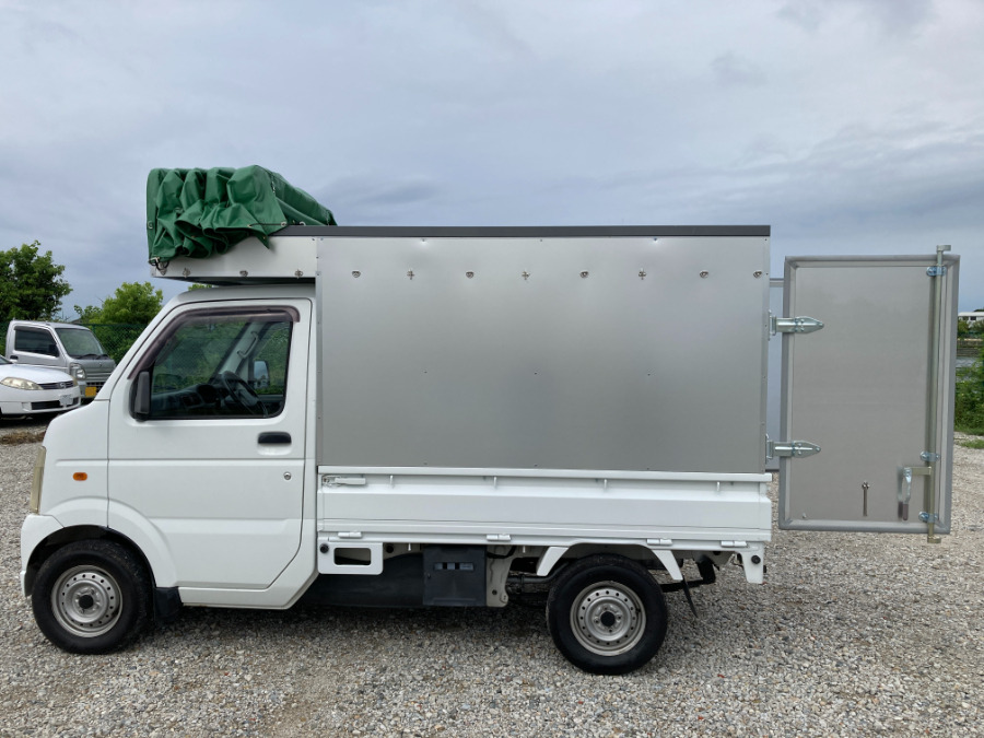 アルミパネル（後部アルミカンノン扉）架装 天井アコーデオン幌 No.048